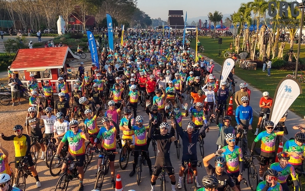 Chiang Rai Road Classic รวมพลนักปั่นกว่า 2,500 คน ที่สิงห์ปาร์คเชียงราย